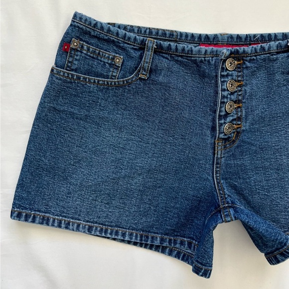 SOLD Vintage Y2K Zana Di Low Rise Mini Shorts - Picture 2 of 6